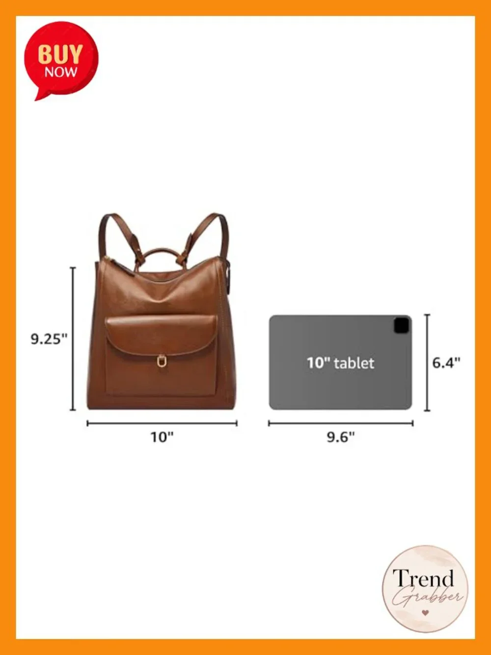 Women's Leather Convertible Backpack Purse Crossbody Bag
